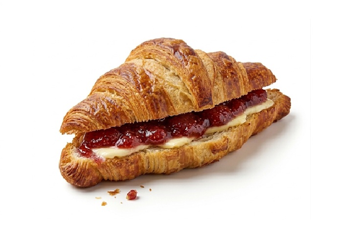 Croissant plancha